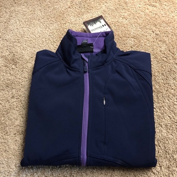 DOUBLE DIAMOND - WOMENS SOFTSHELL PLUM JACKET SZ S - Picture 16 of 16